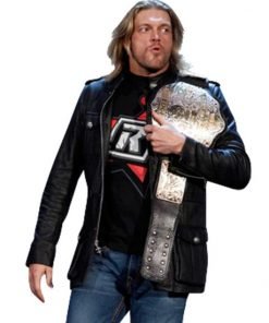 WWE Edge Leather Black Jacket
