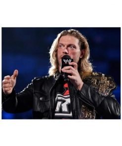 WWE Edge Leather Black Jacket