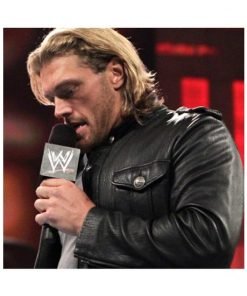 WWE Edge Leather Black Jacket