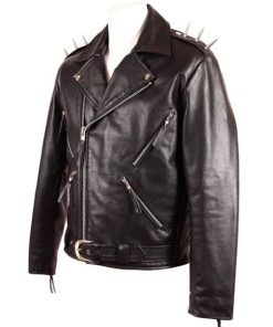 Johnny Blaze Ghost Rider Studded Leather Jacket