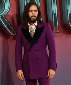 Morbius Purple Wool Coat