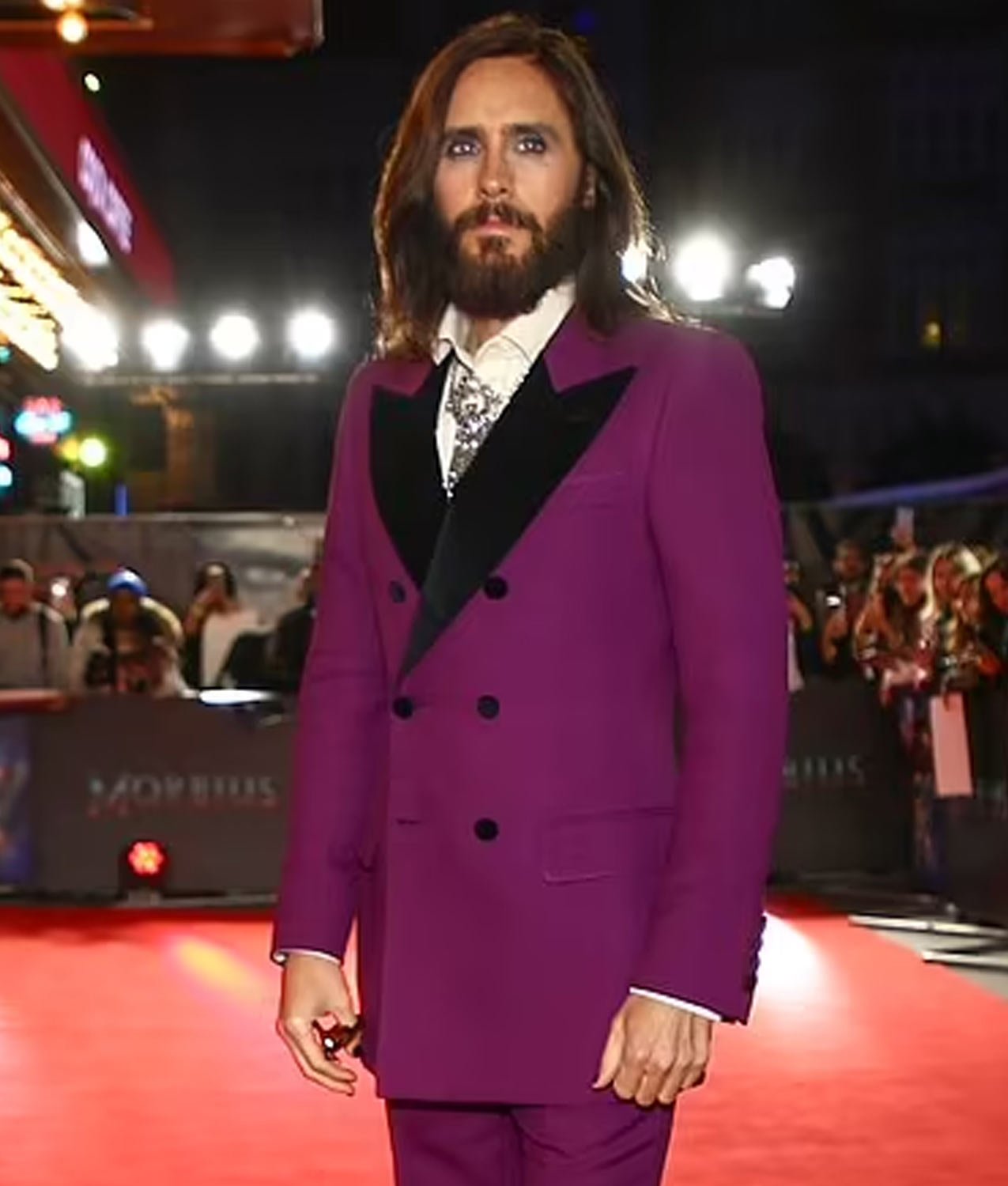 Morbius Purple Wool Coat