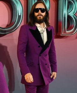 Morbius Purple Wool Coat
