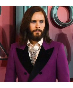 Morbius Purple Wool Coat