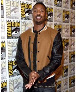 Comic Con Michael B Jordan Varsity Jacket