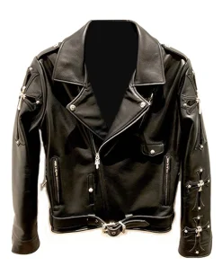 Chrome Hearts Motorcycle Leather Jacket