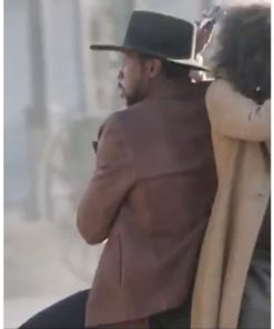 Lakeith Harder They Fall Cherokee Bill Brown Leather Jacket