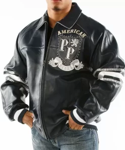 American Rebel Pelle Pelle Studded Leather Jacket