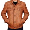 distressed-brown-trucker-leather-jacket