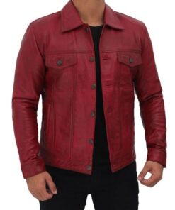 reddish-maroon-trucker-jacket