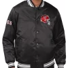 Throwback Helmet Atlanta Falcons Black Jacket