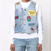 Gallery Dept. Patch-Detail Denim Vest