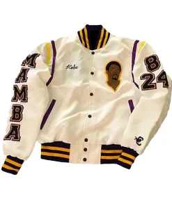 Kobe Bryant Mamba Legend Never Die White Jacket