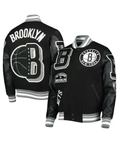 Brooklyn Nets Mash Up Bomber Jacket