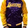 NBA Tough Season Los Angeles Lakers Satin Jacket
