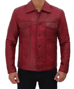 reddish-maroon-trucker-jacket