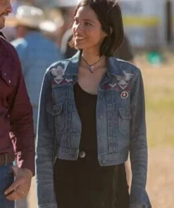 Yellowstone S05 Monica Dutton Blue Jacket