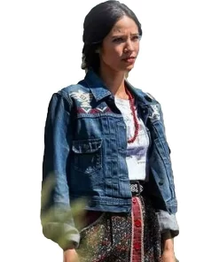 Yellowstone S05 Monica Dutton Blue Jacket