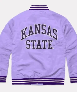 Kansas State Wildcats Lavender Satin Jacket