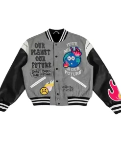 dont burn our future jacket