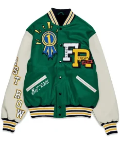 Trophy Green Varsity Bomber jacket