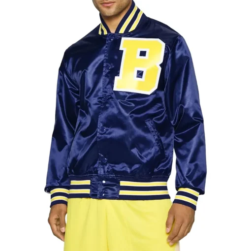 navy bel-air academy training bomber jacket