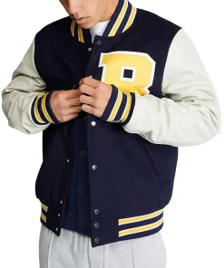 bel-air academy navy blue satin jacket