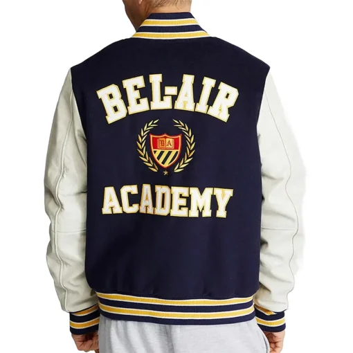 bel-air academy navy blue satin jacket