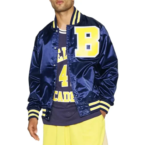 navy bel-air academy training bomber jacket