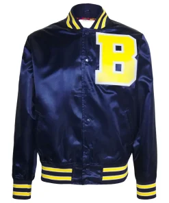 navy bel-air academy training bomber jacket