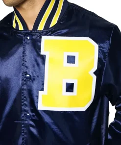 navy bel-air academy training bomber jacket