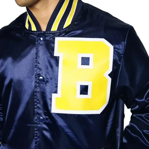 navy bel-air academy training bomber jacket