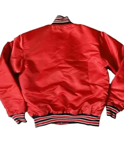 st. louis cardinals 1990’s red satin jacket