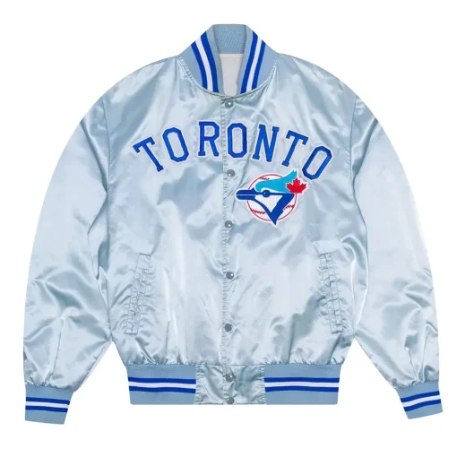 Toronto Blue Jays Baby Blue Satin Jacket