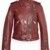 Evil Christine Lahti Brown Leather Jacket