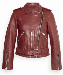 Evil Christine Lahti Brown Leather Jacket