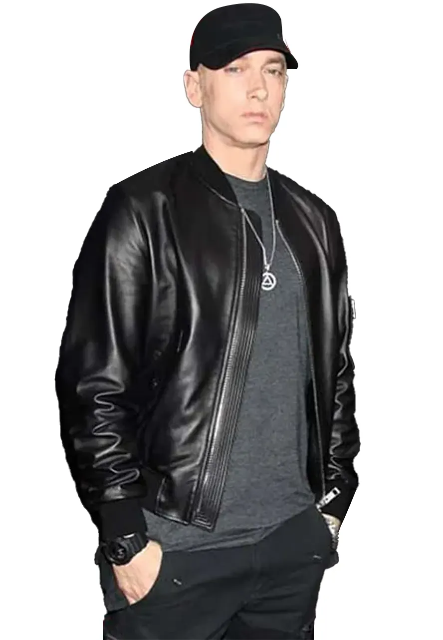 eminem-southpaw-event-leather-black-jacket