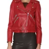 the-afterparty-zoe-red-leather-jacket