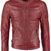 mens-waxed-quilted-maroon-biker-leather-jacket