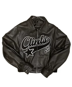 Clints Co Bully Black Leather Jacket