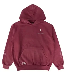 chrome-hearts-drake-certified-maroon-hoodie