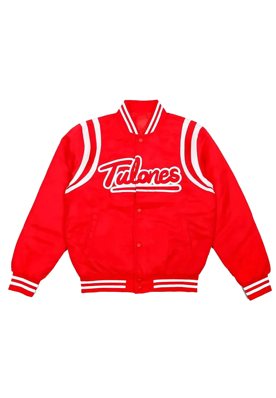 tulones-red-varsity-jacket