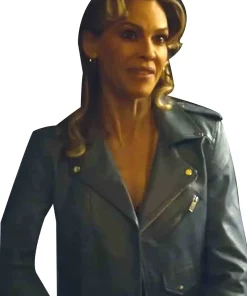 hilary-swank-ordinary-angels-2024-blue-leather-jacket