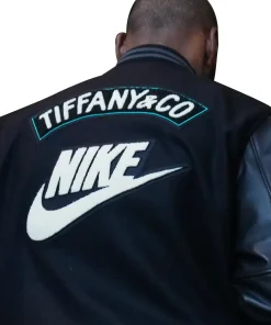 tiffany-and-co-nike-black-varsity-jacket