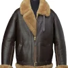 aquaman-arthur-curry-brown-shearling-fur-leather-jacket