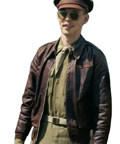 masters-of-the-air-2024-austin-butler-brown-leather-jacket