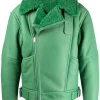 holly-aviator-shearling-fur-green-biker-jacket