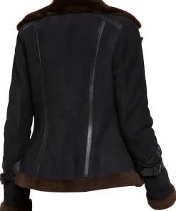 meghan-shearling-fur-bomber-suede-jacket