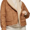 rachel-omega-brown-faux-shearling-leather-jacket