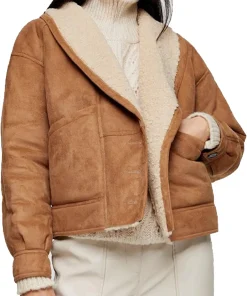 rachel-omega-brown-faux-shearling-leather-jacket